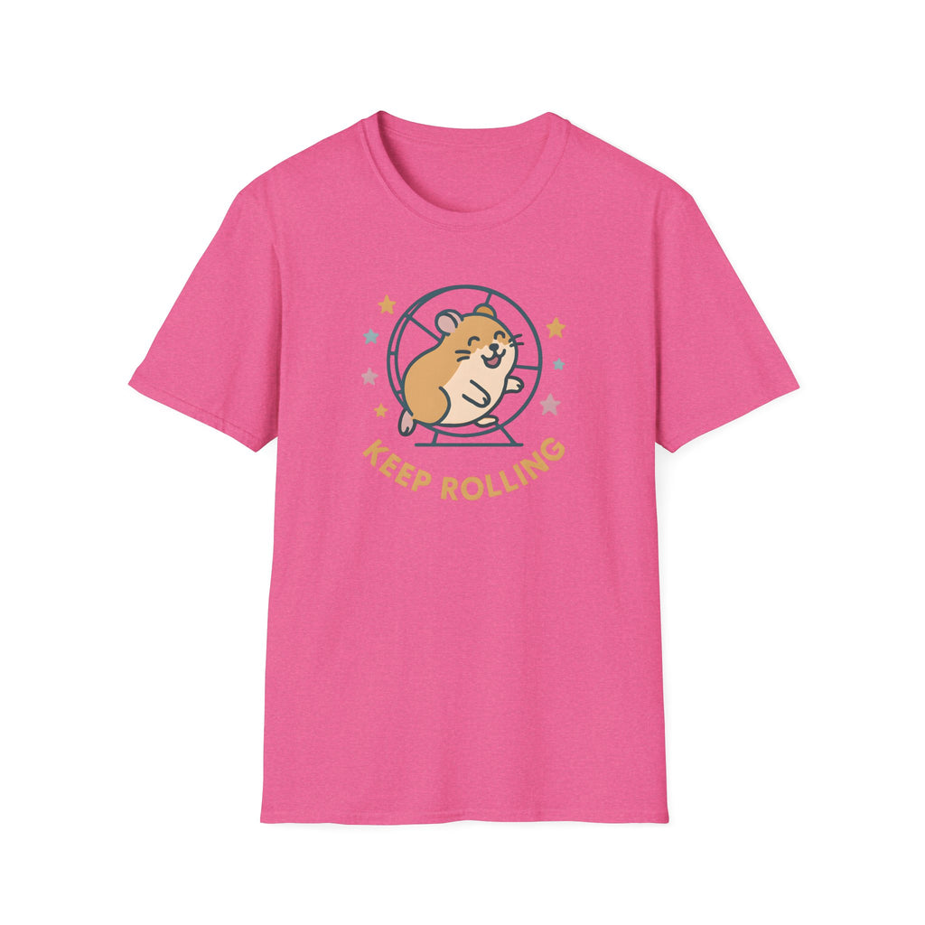 Keep Rolling Hamster –  Supersoft Unisex T-Shirt