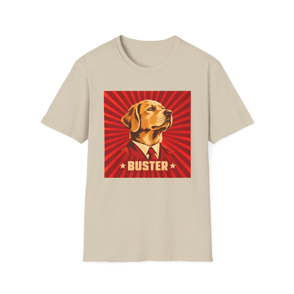 First Comrade Buster – Supreme Leader of the Biscuit Revolution - Supersoft Unisex T-shirt