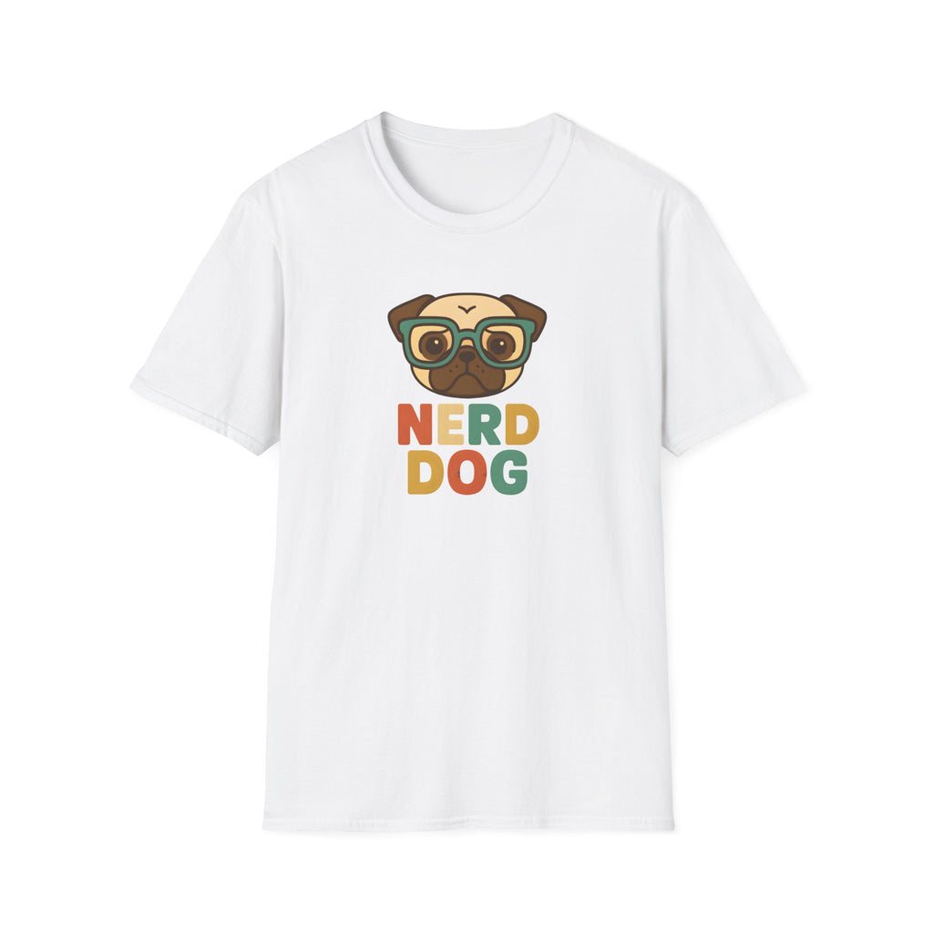Nerd Dog  –  Supersoft Unisex T-Shirt