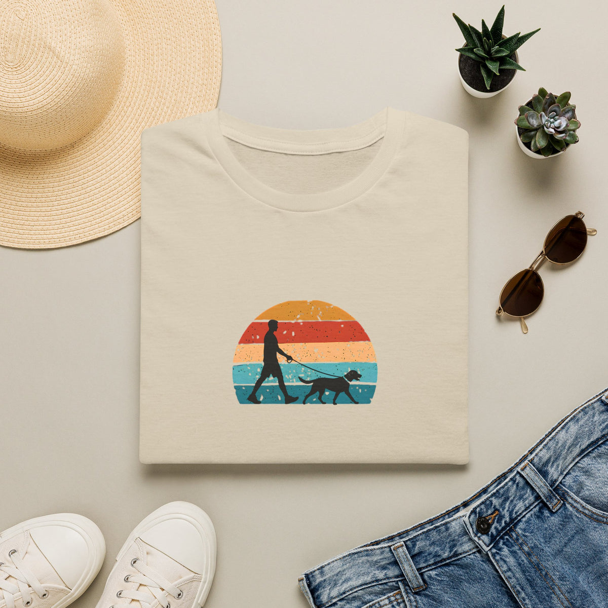 Walkies...Wherever the Dog Decides –  Supersoft Unisex T-Shirt