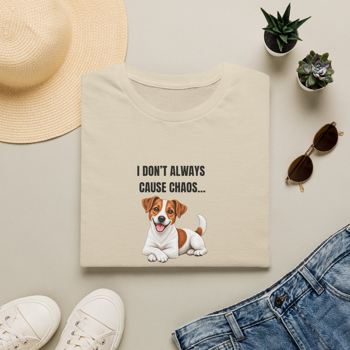 I Don’t Always Cause Chaos...But When I Do, I Call It ‘Fun’ - Jack Russell Supersoft Unisex T-Shirt