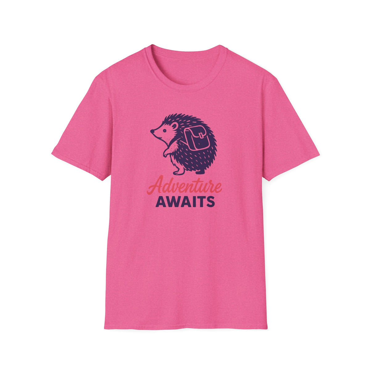 Adventure Awaits Hedgehog –  Supersoft Unisex T-Shirt