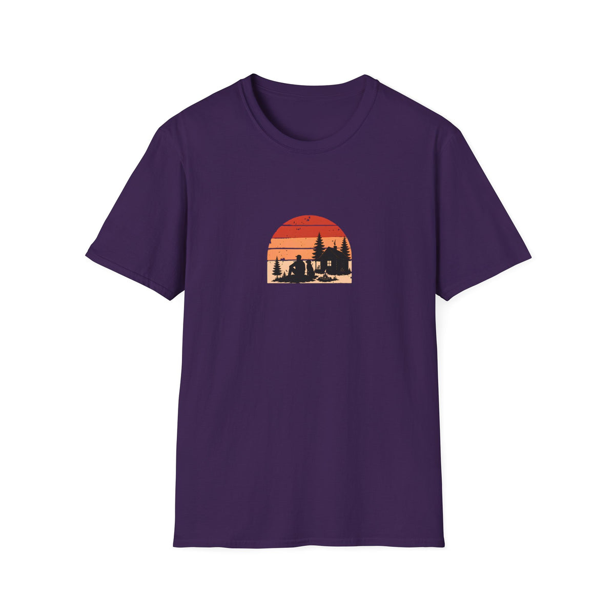 Cabin, Campfire & My Best Friend –  Supersoft Unisex T-Shirt