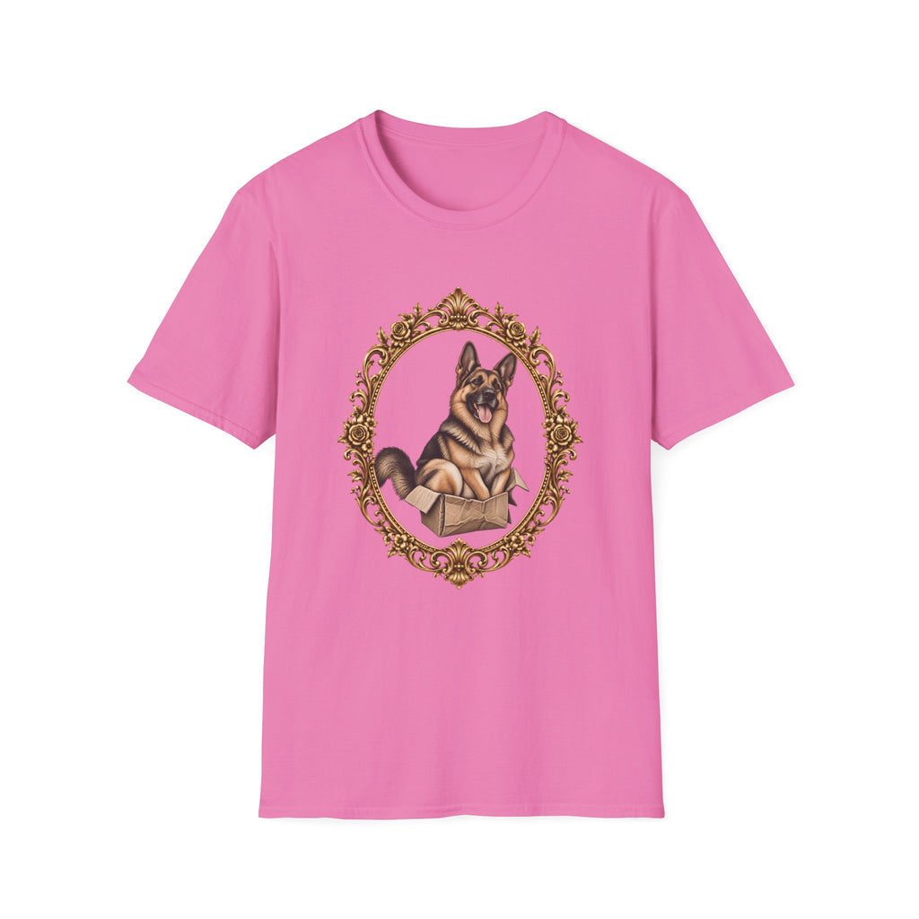 Lord Boxington of the Cardboard Castle – German Shepherd - Supersoft Unisex T-shirt