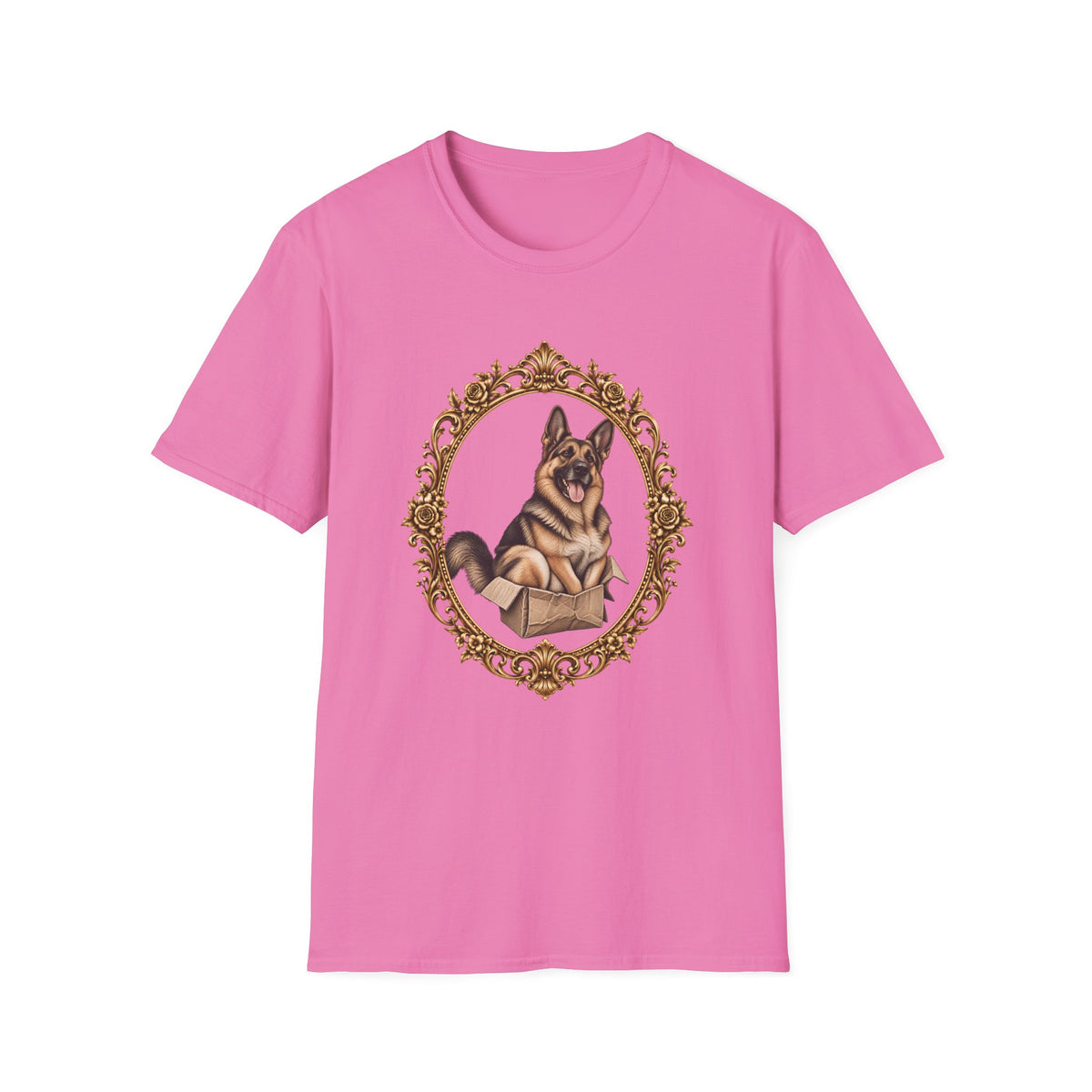 Lord Boxington of the Cardboard Castle – German Shepherd - Supersoft Unisex T-shirt