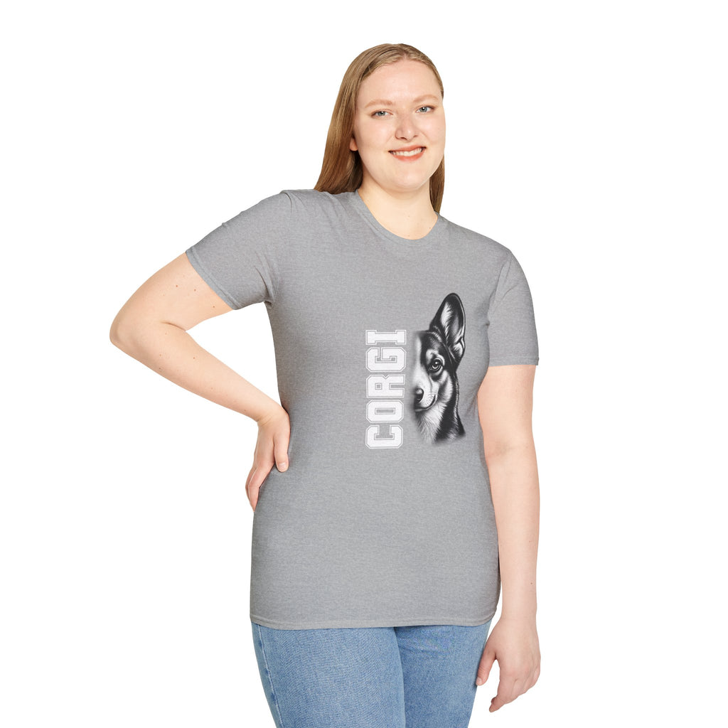 Corgi On Duty - Supersoft Unisex T-shirt