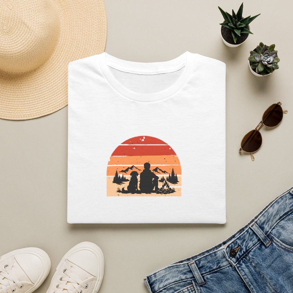 Campfires, Mountains & My Best Friend –  Supersoft Unisex T-Shirt