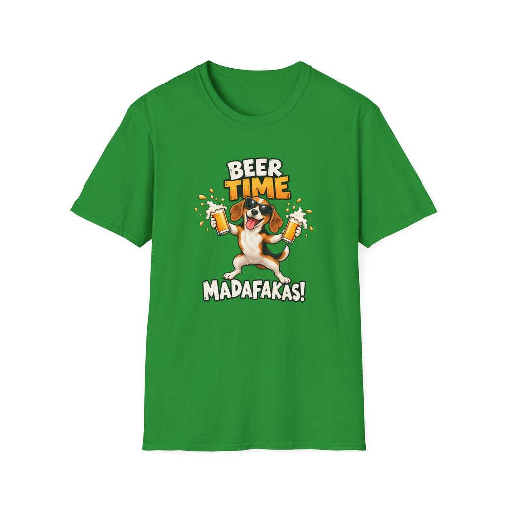 Beer Time, Madafakas! – Beagle - Supersoft Unisex T-shirt