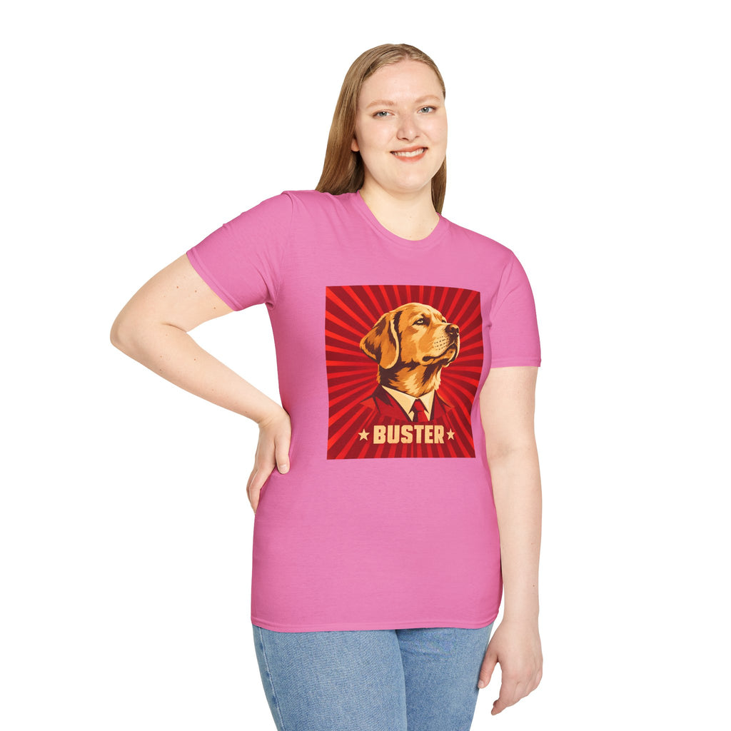First Comrade Buster – Supreme Leader of the Biscuit Revolution - Supersoft Unisex T-shirt