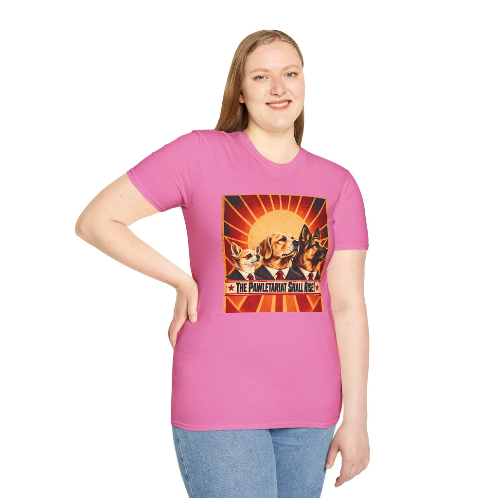The Pawletariat Shall Rise! – The Great Biscuit Revolution - Supersoft Unisex T-shirt