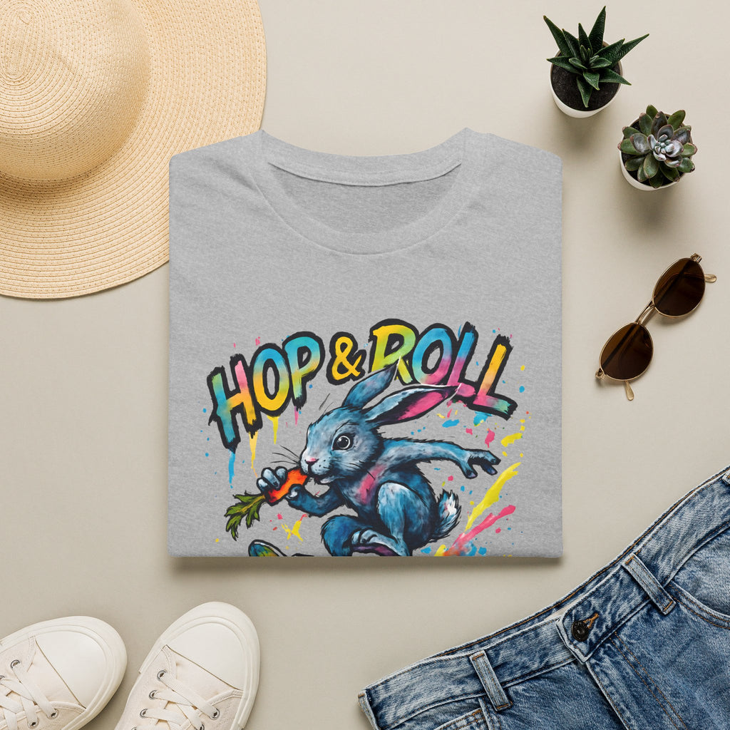 Hop and Roll Rabbit –  Supersoft Unisex T-Shirt