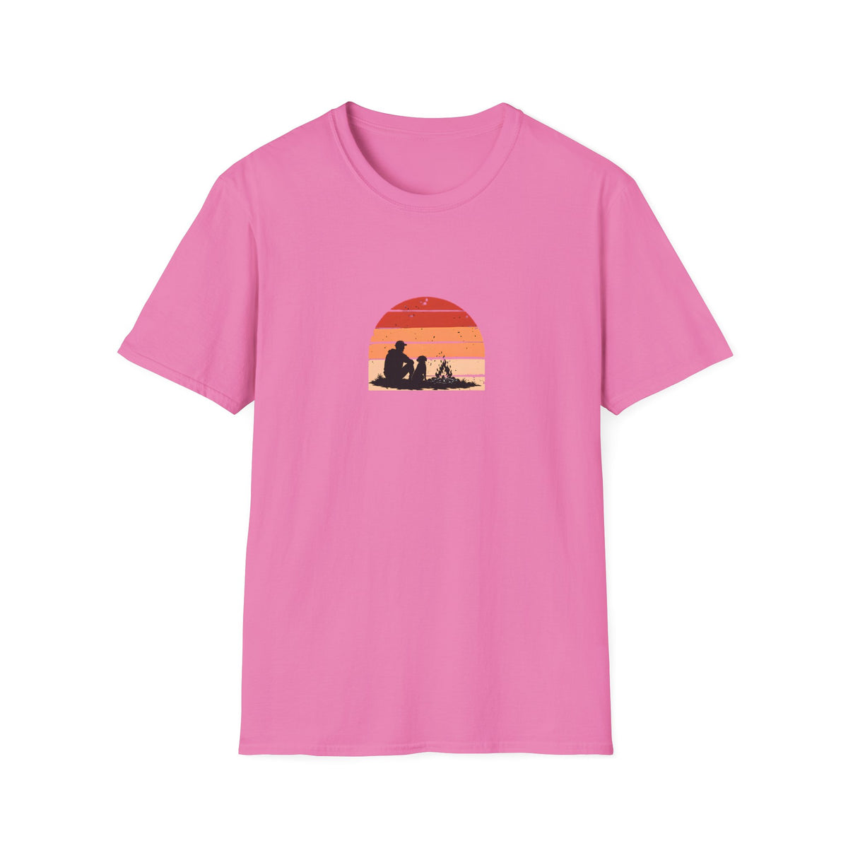 Campfire, Dog & Absolutely Nowhere Else to Be –  Supersoft Unisex T-Shirt