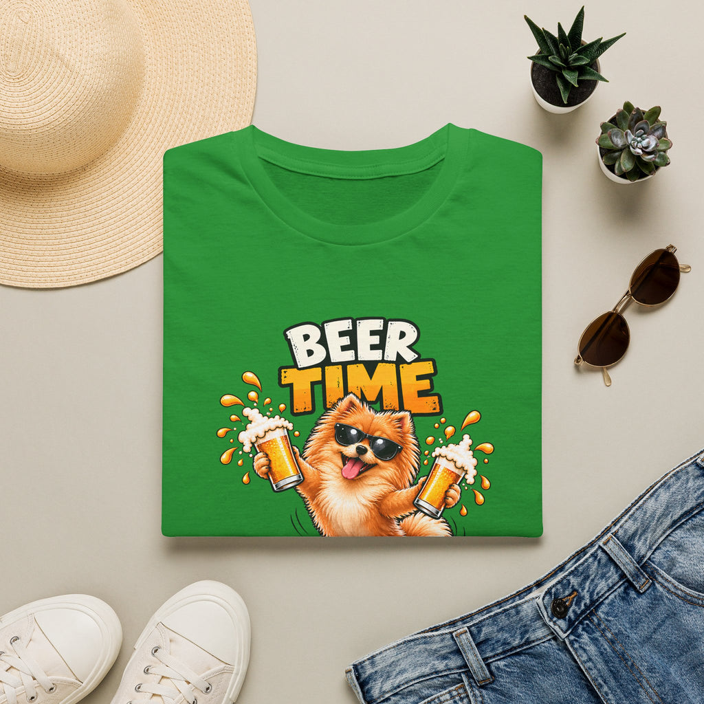 Beer Time, Madafakas! – Pomeranian - Supersoft Unisex T-shirt