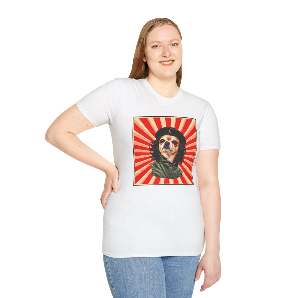 Chih Guevara – The Pawvolution Begins! - Supersoft Unisex T-shirt