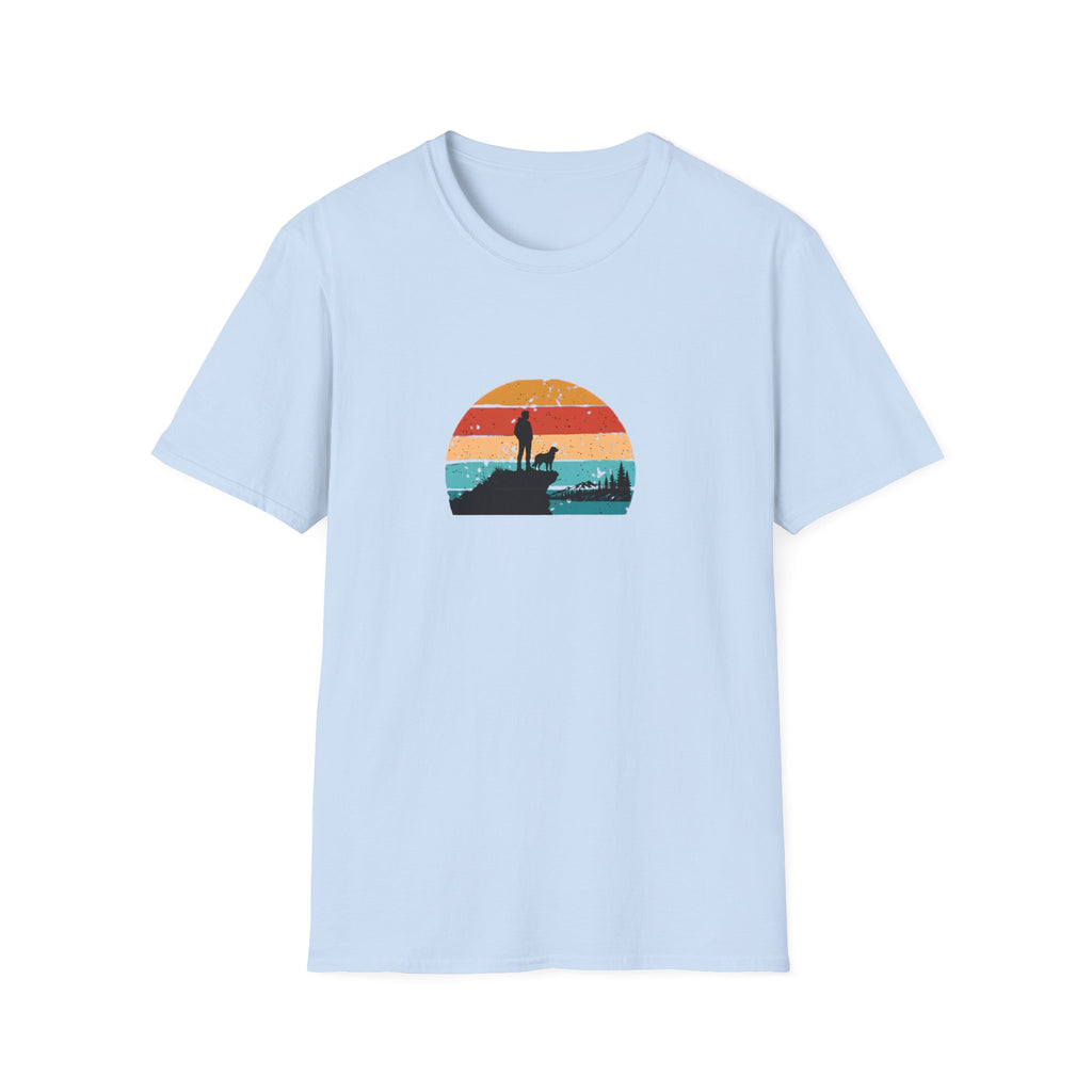 The Best View Comes With a Dog –  Supersoft Unisex T-Shirt
