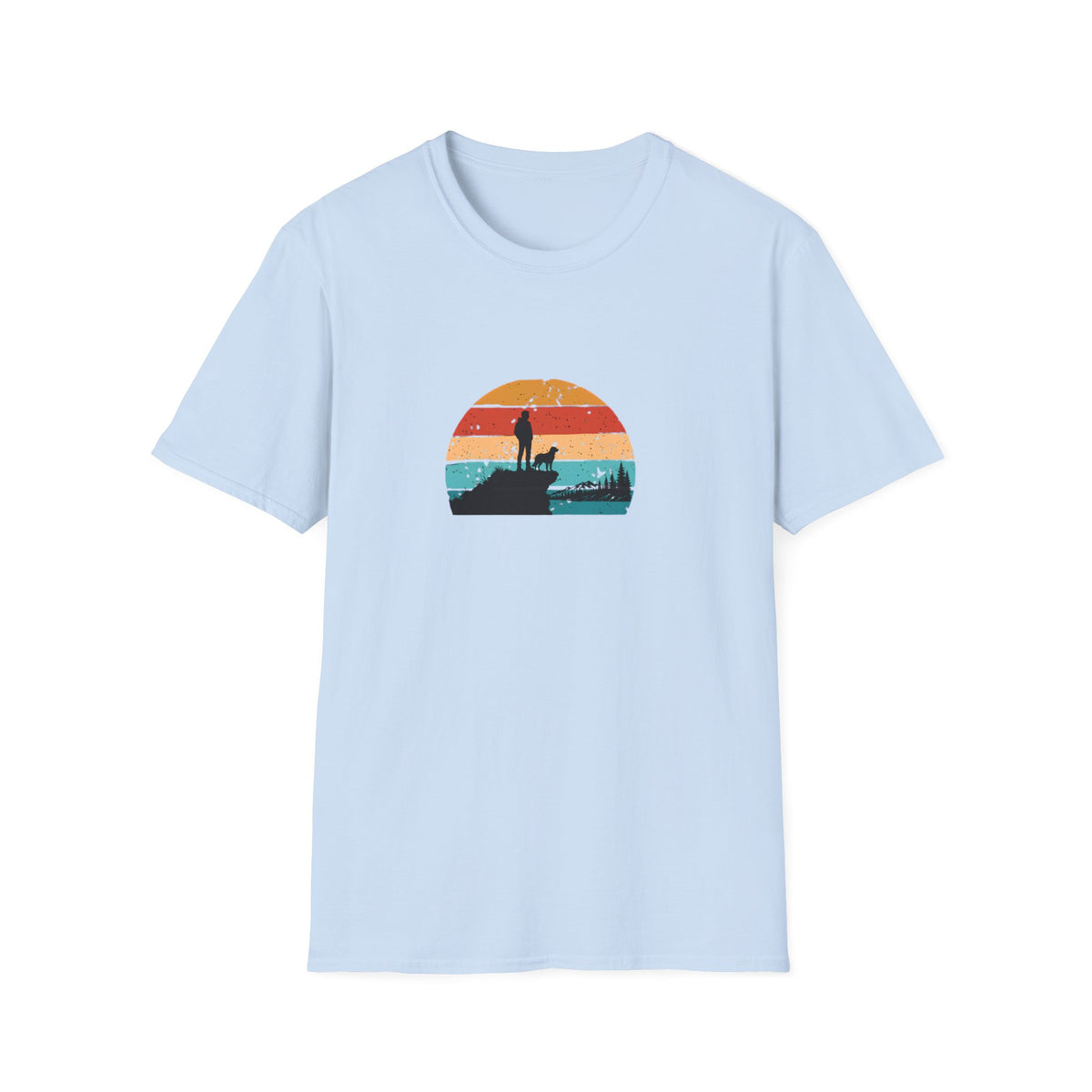 The Best View Comes With a Dog –  Supersoft Unisex T-Shirt