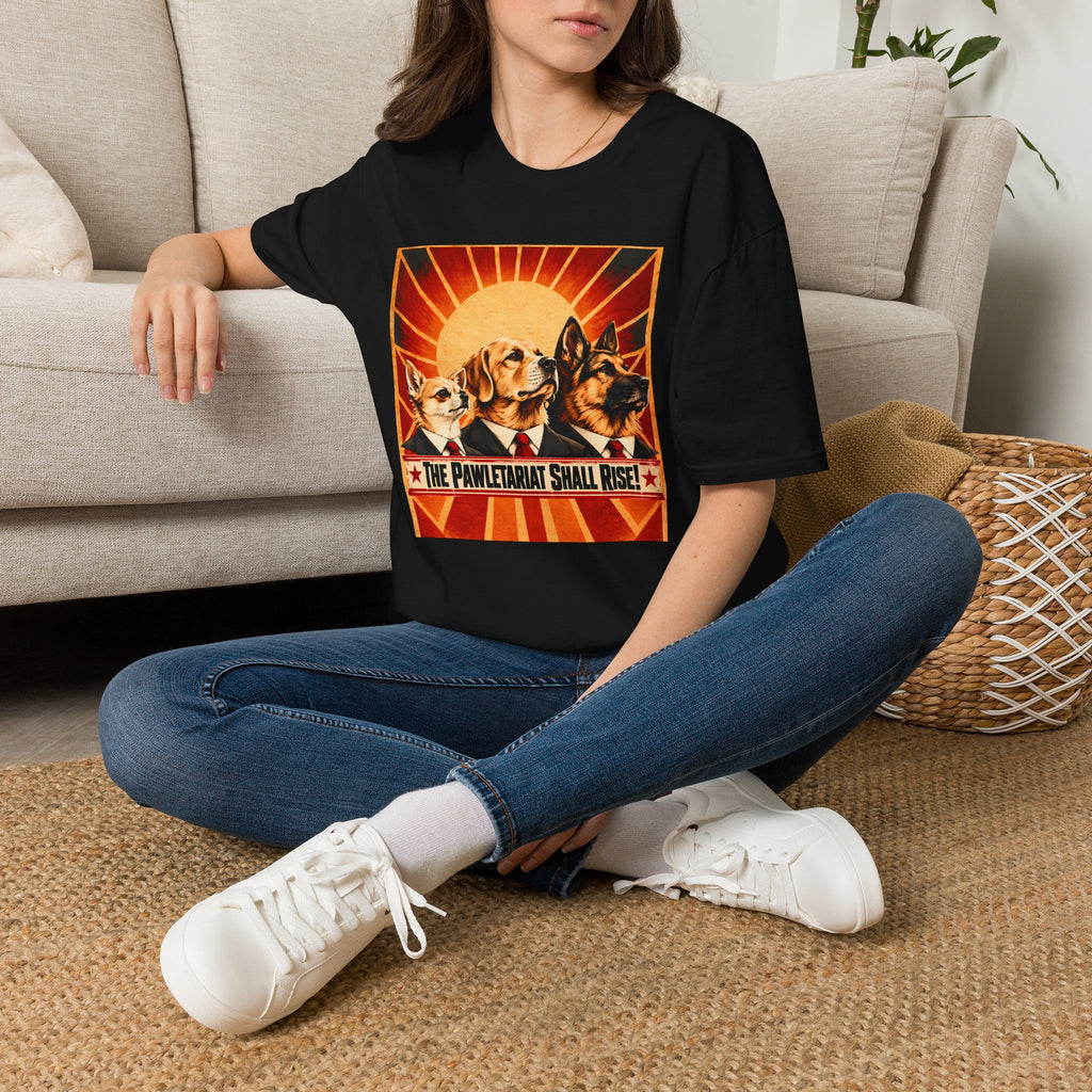 The Pawletariat Shall Rise! – The Great Biscuit Revolution - Supersoft Unisex T-shirt