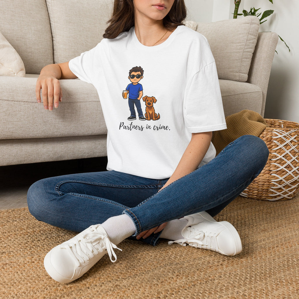 Beer, Dogs and Dudes - Partners in Crime - Supersoft Unisex T-shirt