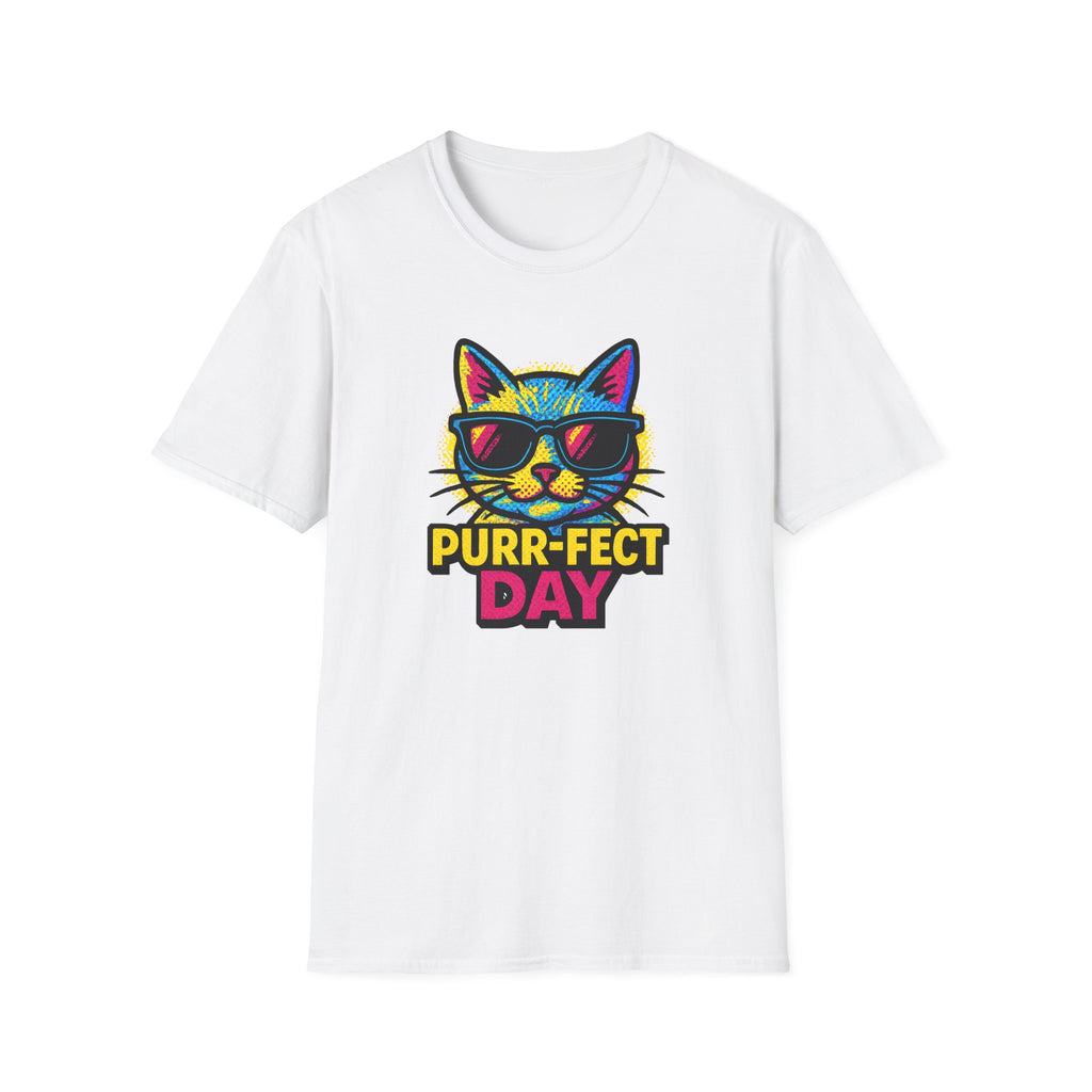 Purr-Fect Day Cat –  Supersoft Unisex T-Shirt