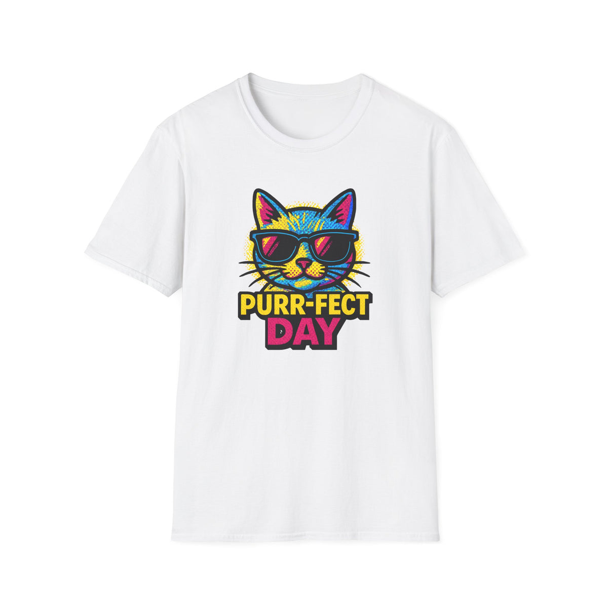 Purr-Fect Day Cat –  Supersoft Unisex T-Shirt