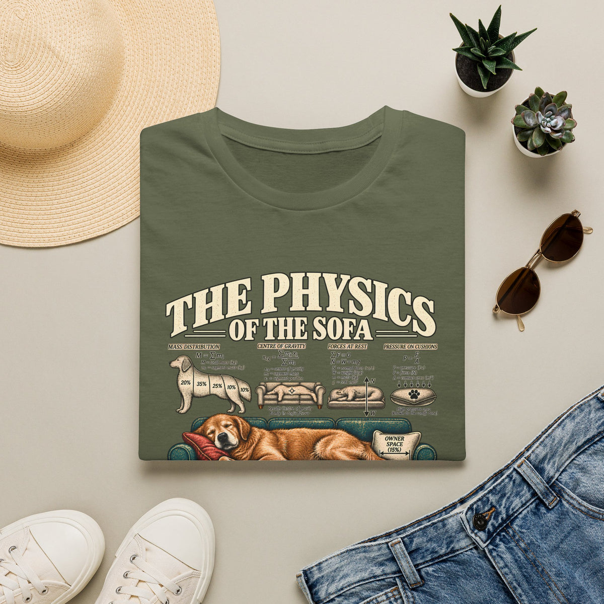 The Physics of the Sofa T-Shirt –  Supersoft Unisex T-Shirt