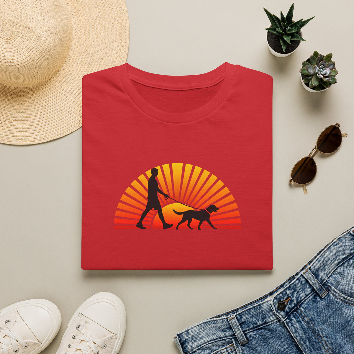 Walkies...Powered by the Dog –  Supersoft Unisex T-Shirt