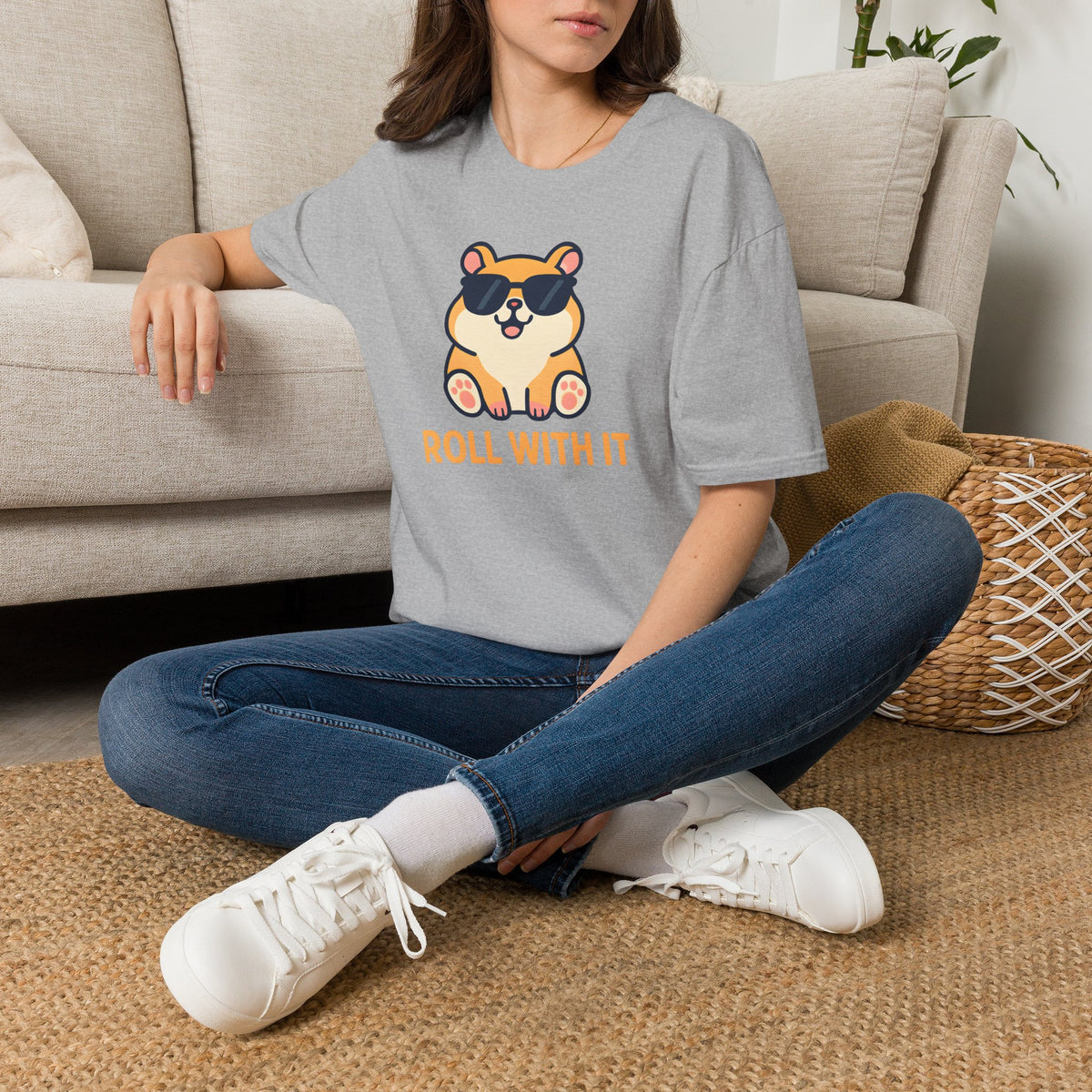 Roll With It Hamster –  Supersoft Unisex T-Shirt