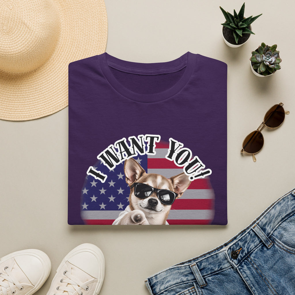 I WANT YOU!...To Throw the Ball! – Chihuahua - Supersoft Unisex T-shirt