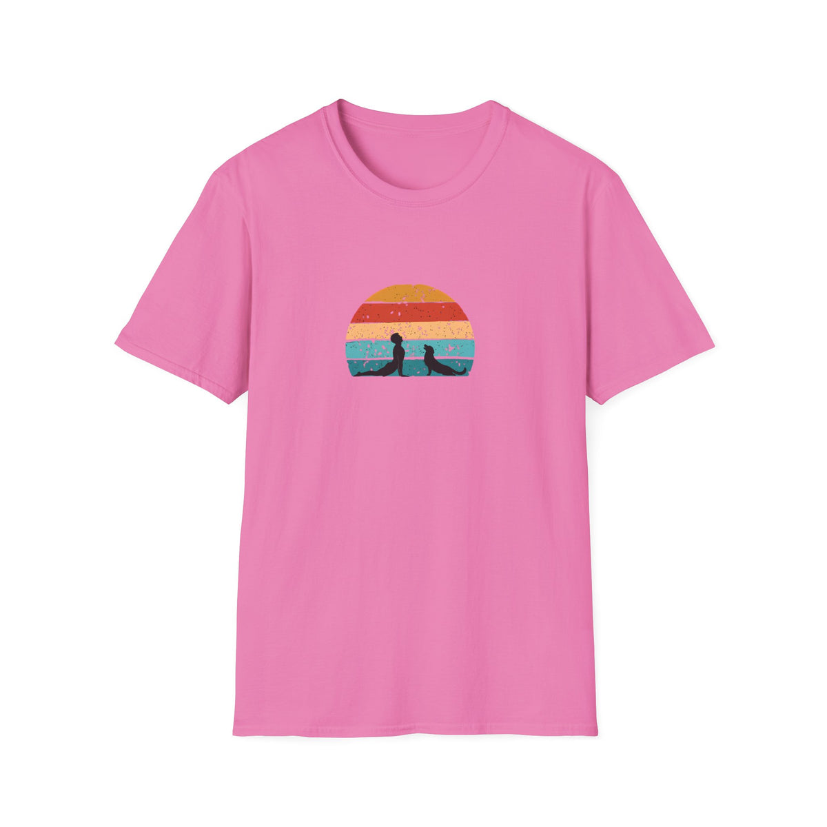 Downward Dog...With My Dog –  Supersoft Unisex T-Shirt