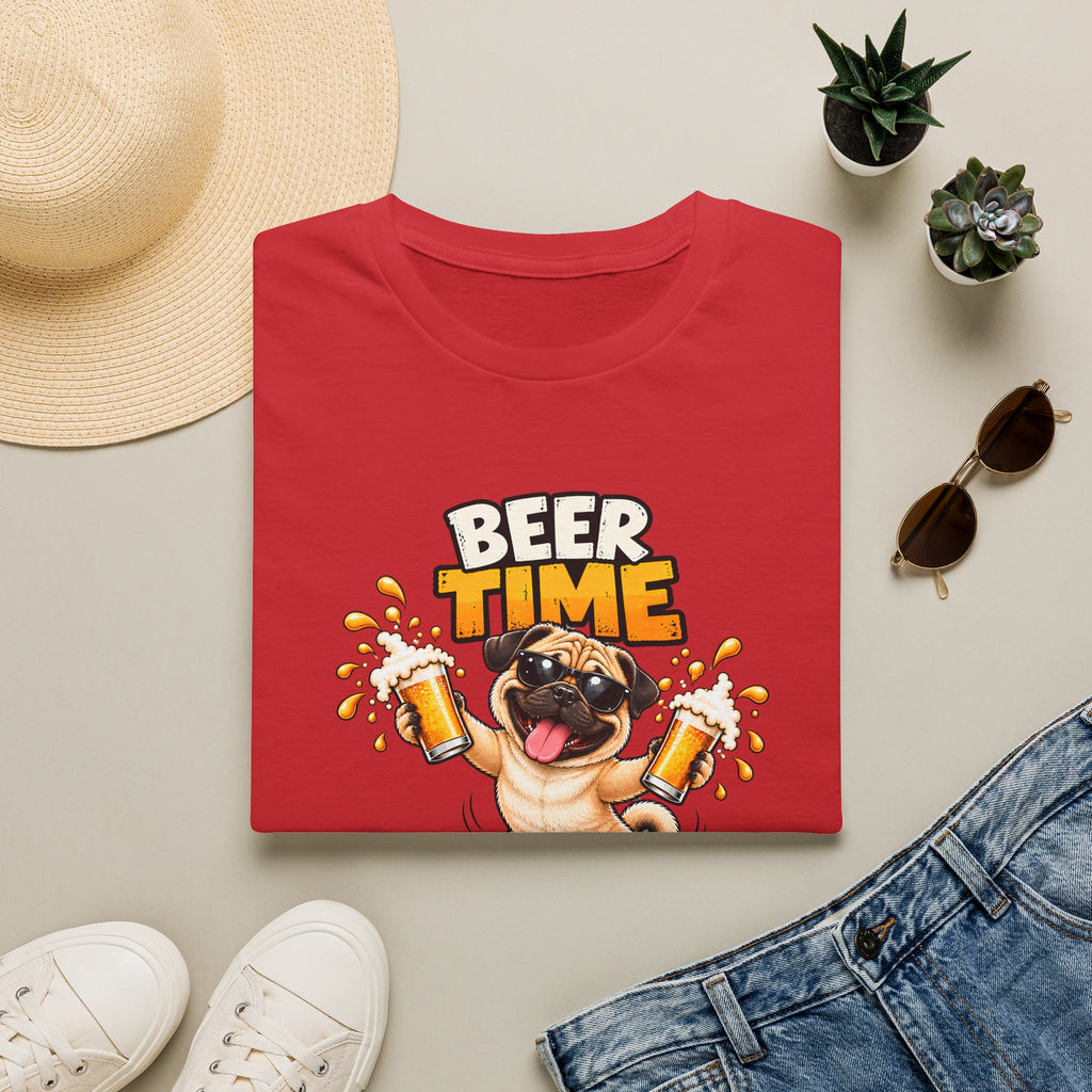 Beer Time, Madafakas! – Pug - Supersoft Unisex T-shirt