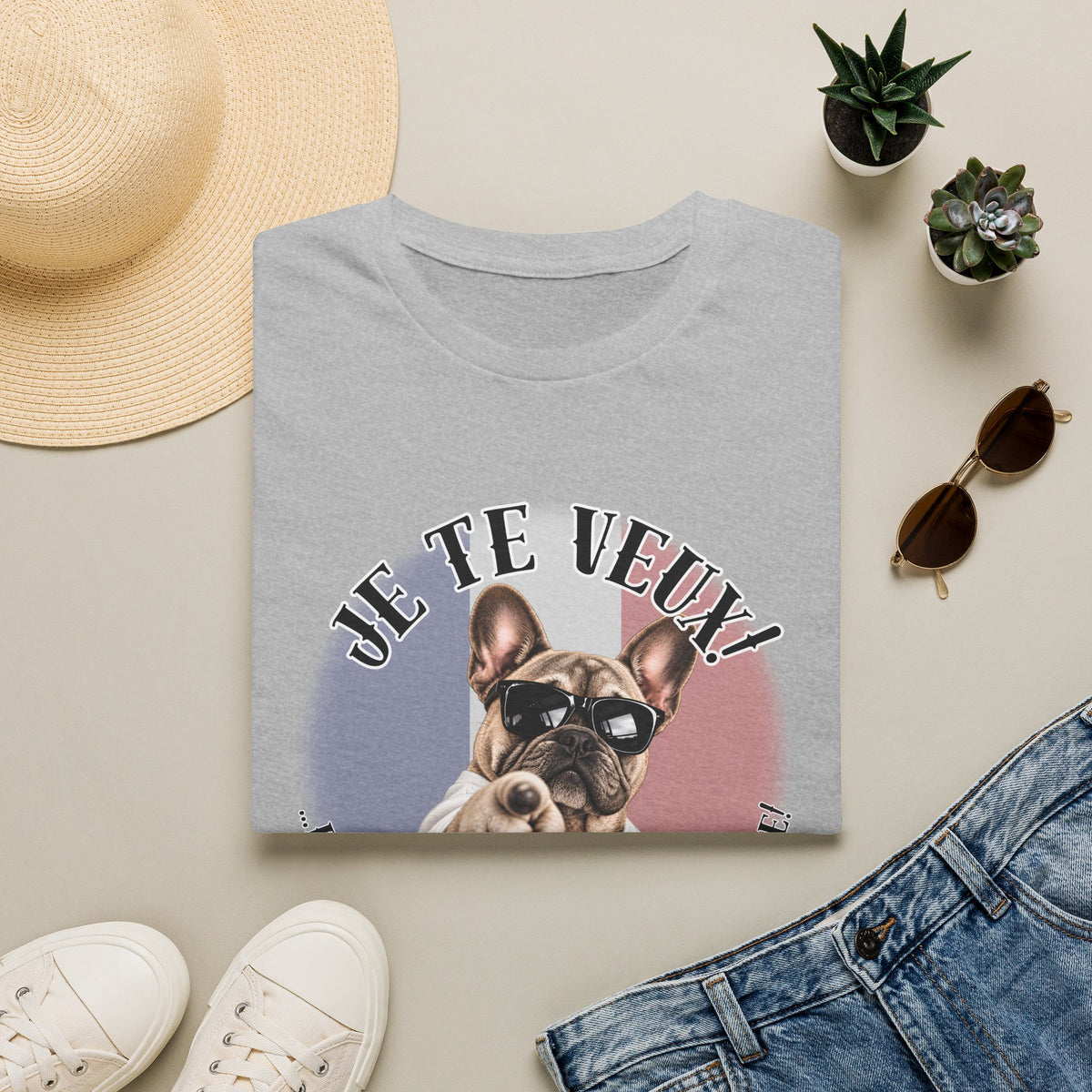 I WANT YOU!...To Rub My Belly! – French Bulldog - Supersoft Unisex T-shirt