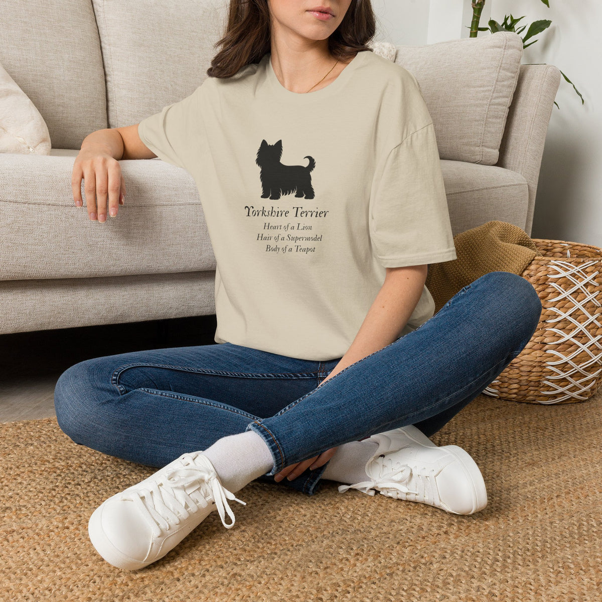 Heart of a Lion - Yorkshire Terrier – Supersoft Unisex T-Shirt