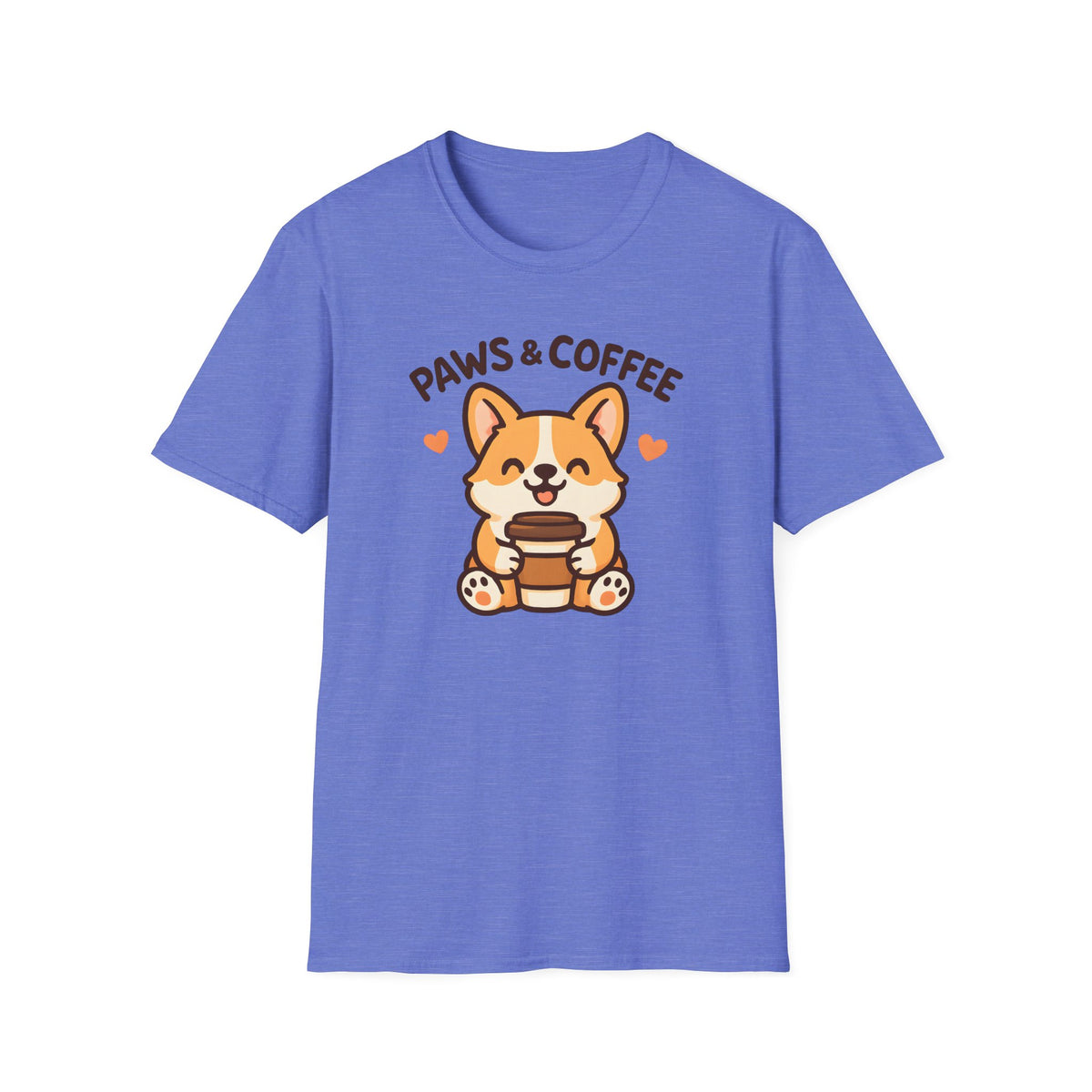 Paws and Coffee –  Supersoft Unisex T-Shirt