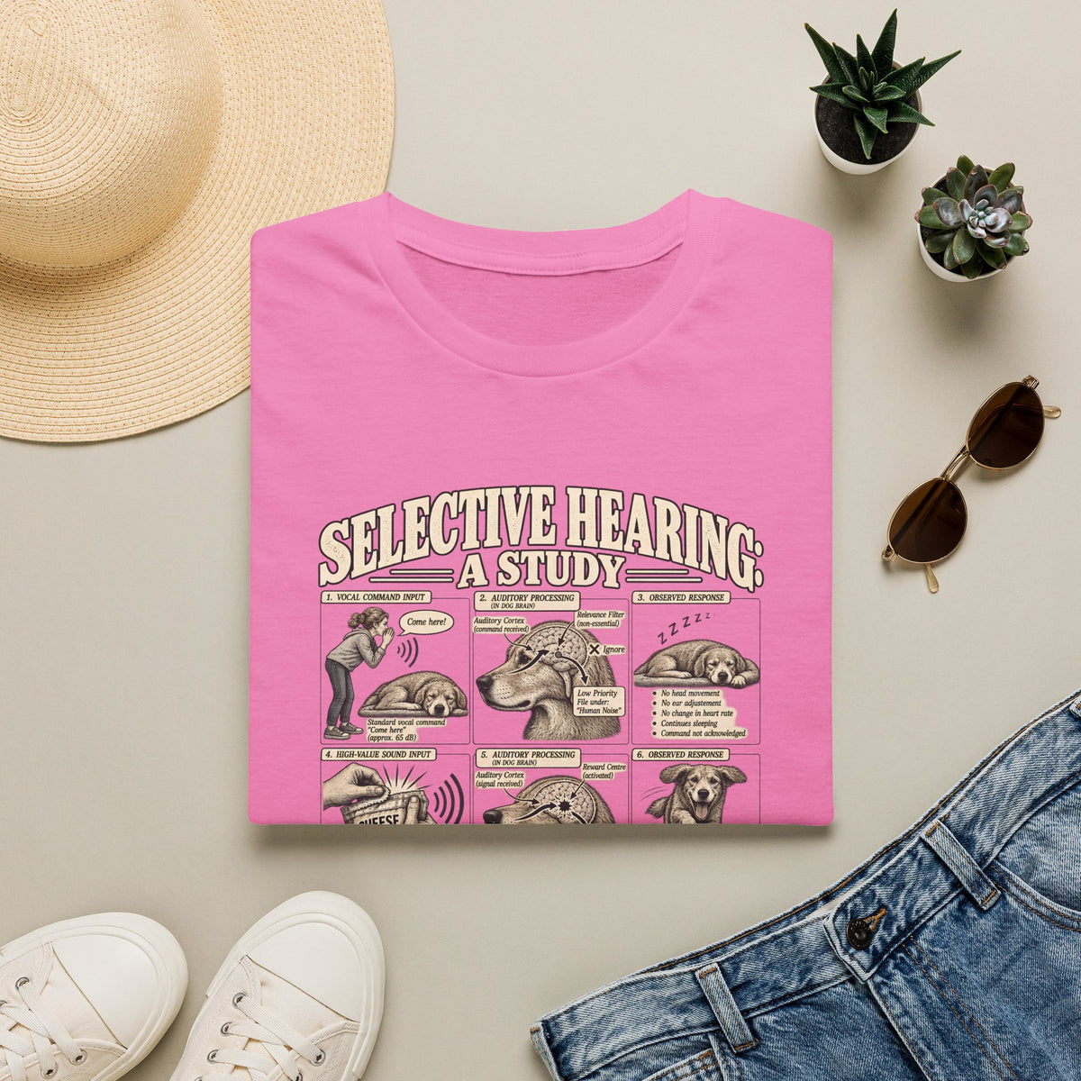 Selective Hearing: A Study –  Supersoft Unisex T-Shirt