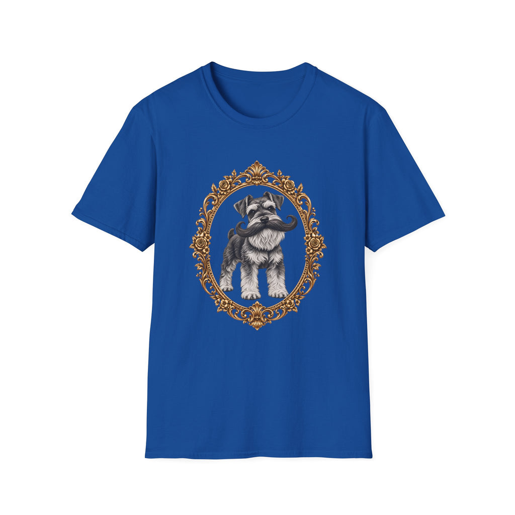 The Distinguished Sir Reginald Whiskers – Miniature Schnauzer - Supersoft Unisex T-shirt