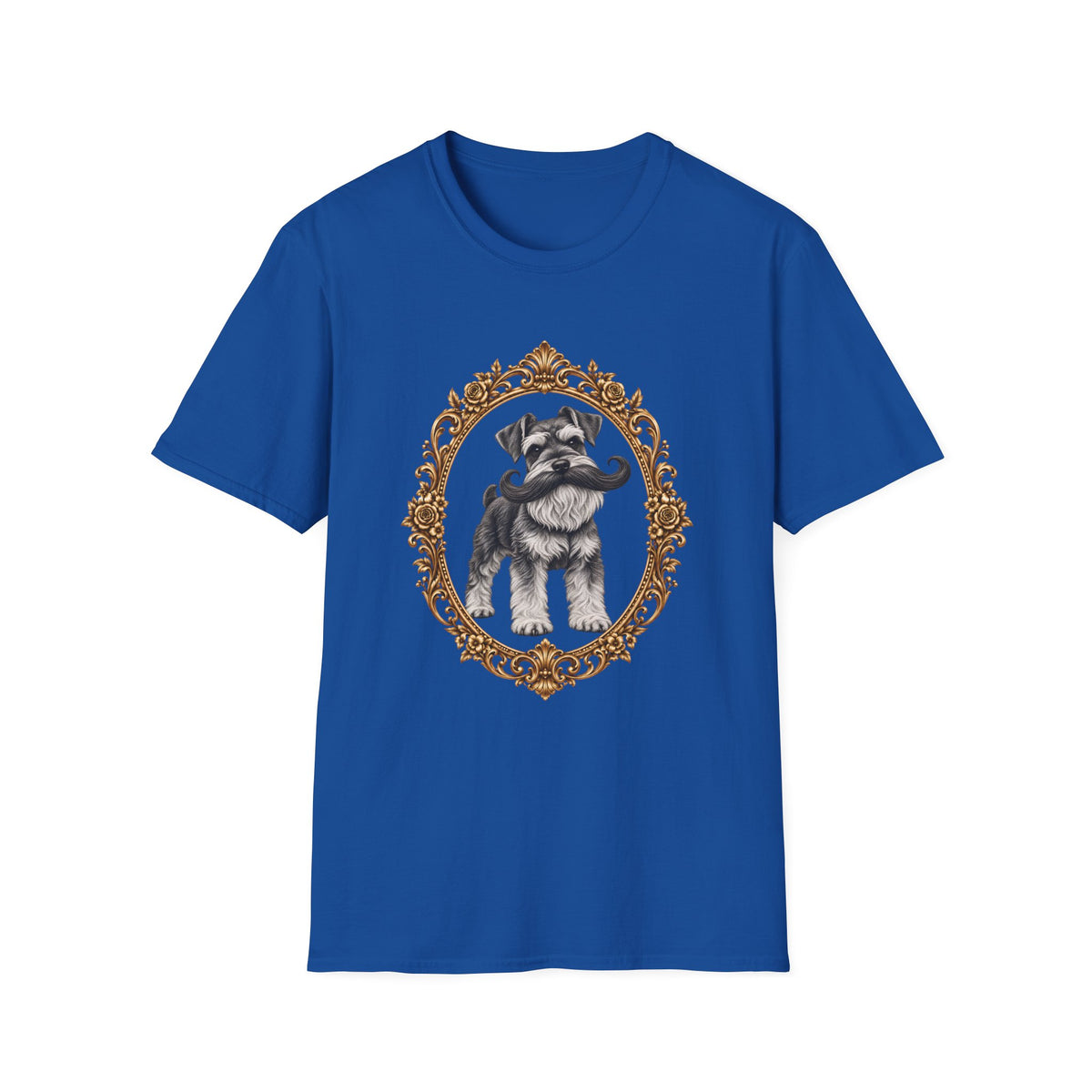 The Distinguished Sir Reginald Whiskers – Miniature Schnauzer - Supersoft Unisex T-shirt