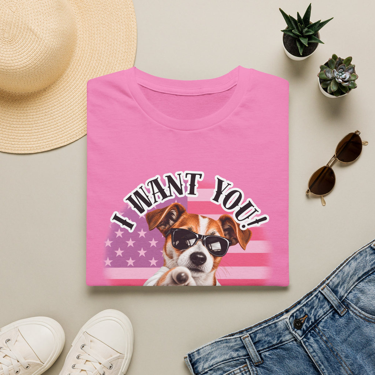 I WANT YOU!...To Pay the Cheese Tax! – Jack Russell - Supersoft Unisex T-shirt