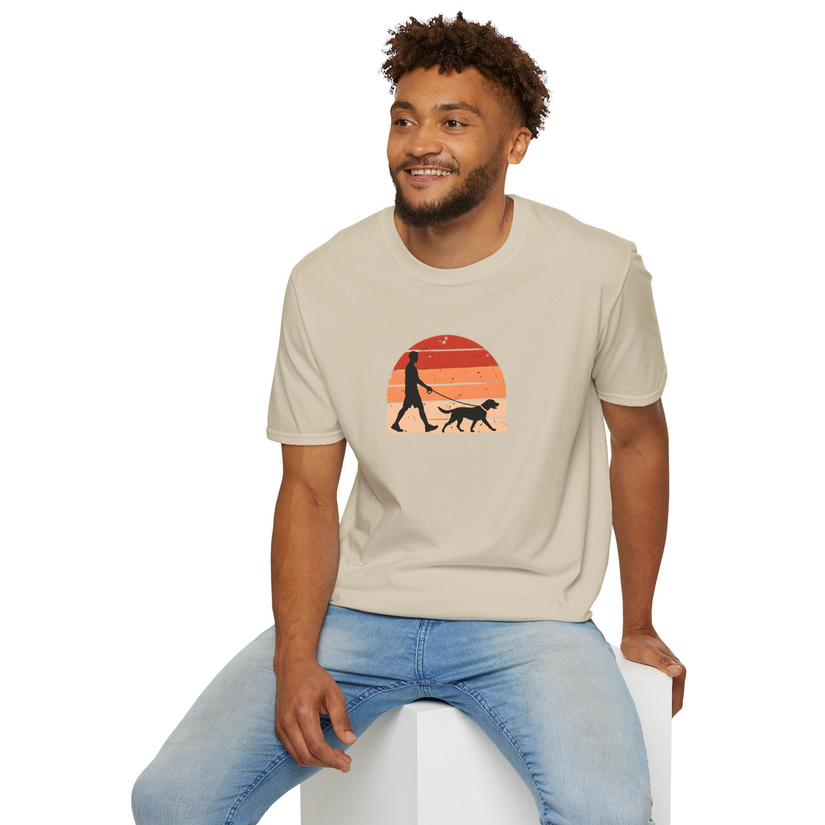 Walkies...Dog in Charge–  Supersoft Unisex T-Shirt
