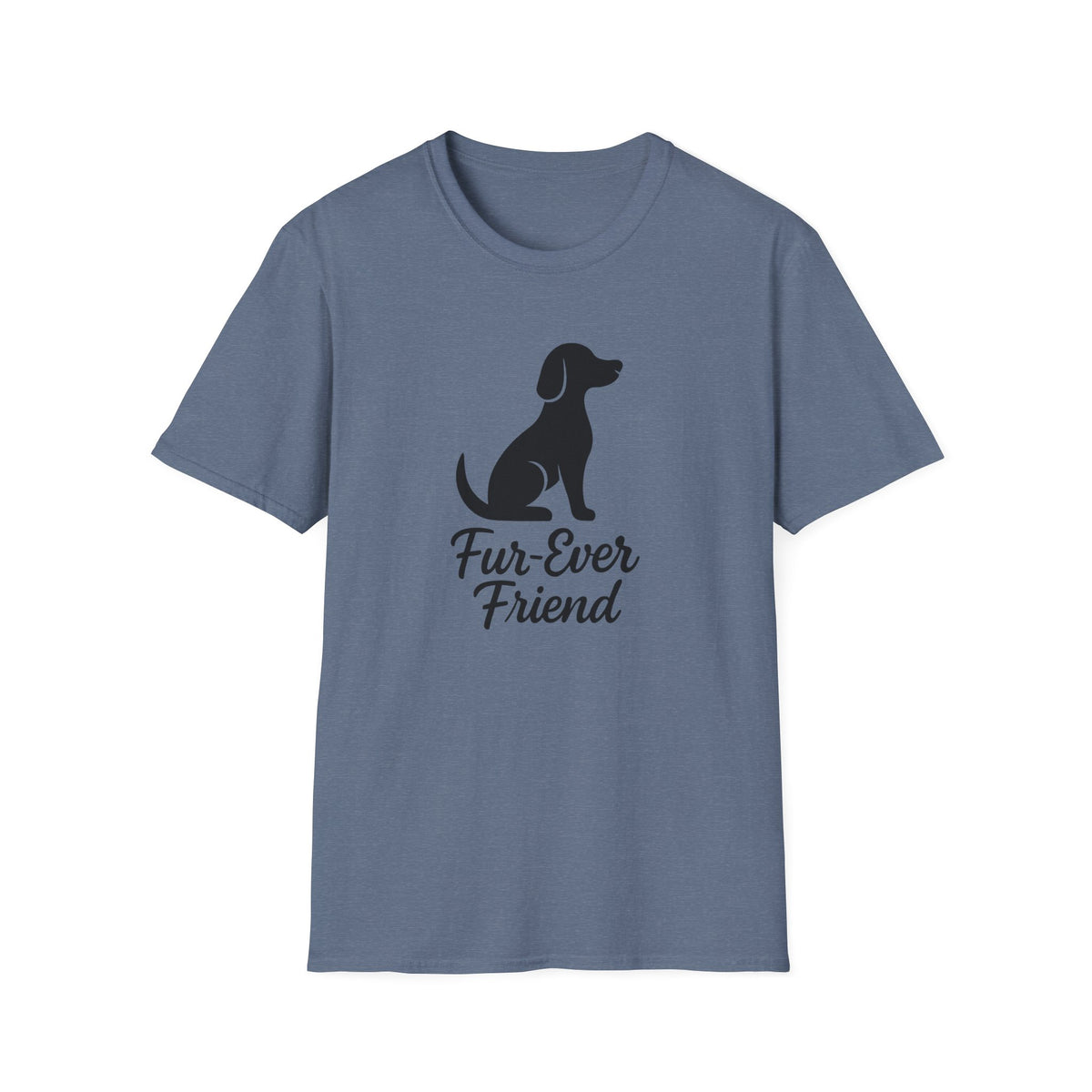 Fur-Ever Friend Silhouette –  Supersoft Unisex T-Shirt