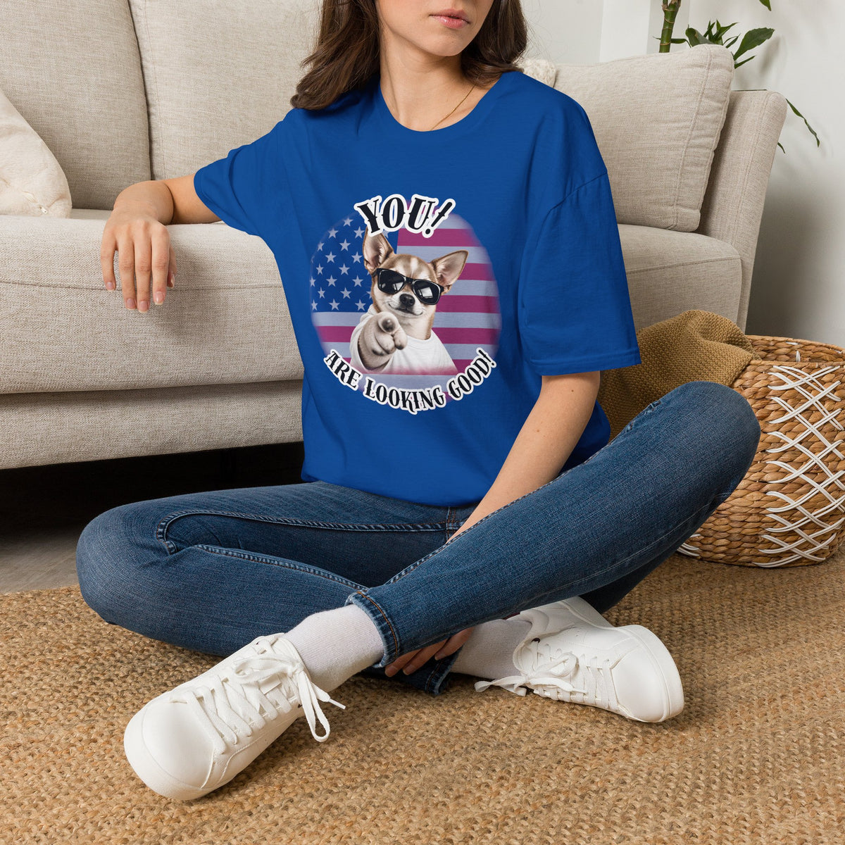 YOU!...Are Looking Good! – Chihuahua - Supersoft Unisex T-shirt