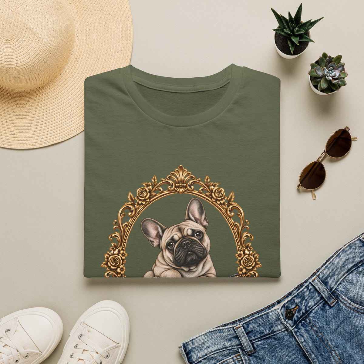 The Duke of Dinner – French Bulldog - Supersoft Unisex T-shirt