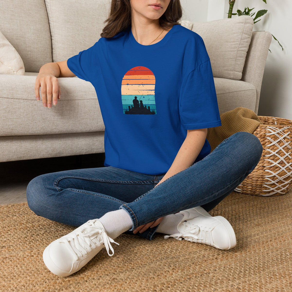 Just Me, My Dog & the Water –  Supersoft Unisex T-Shirt