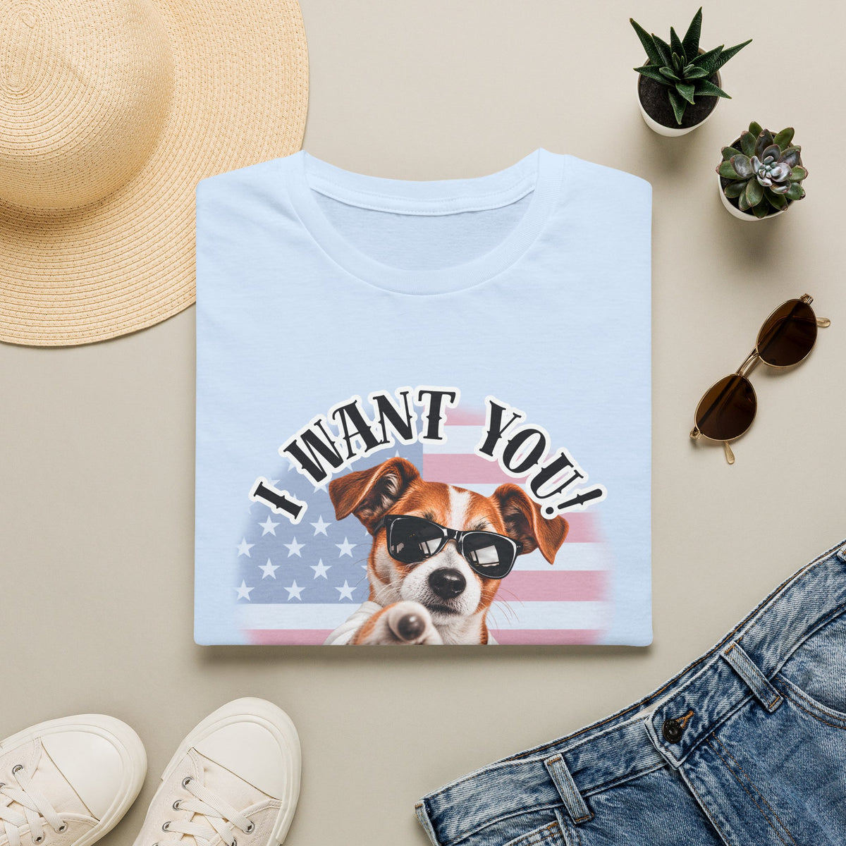 I WANT YOU!...To Rub My Belly! – Jack Russell - Supersoft Unisex T-shirt