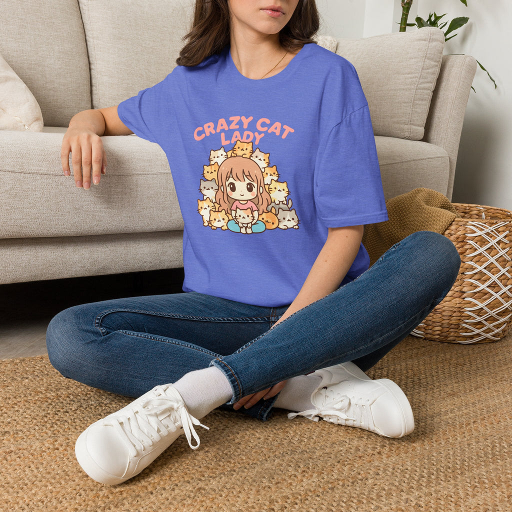Crazy Cat Lady Cute Kawaii –  Supersoft Unisex T-Shirt
