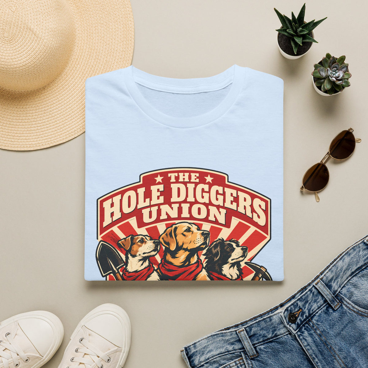 The Hole Diggers Union - Supersoft Unisex T-shirt
