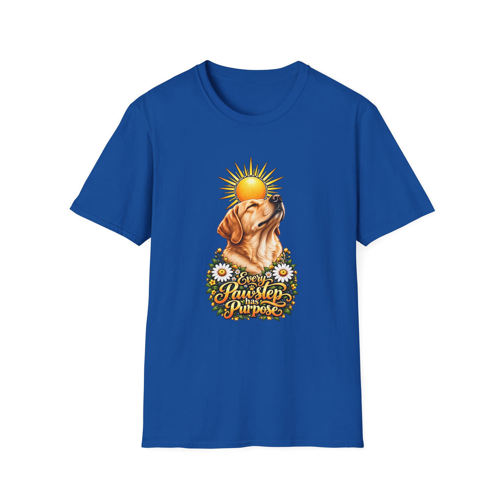 Every Pawstep Has Purpose - Labrador - Supersoft Unisex T-shirt