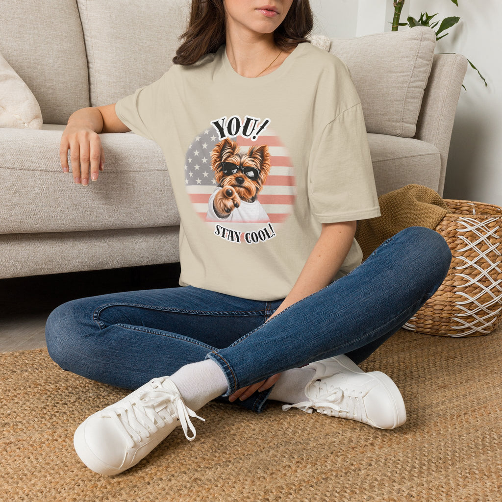 YOU!...Stay Cool! – Yorkshire Terrier - Supersoft Unisex T-shirt