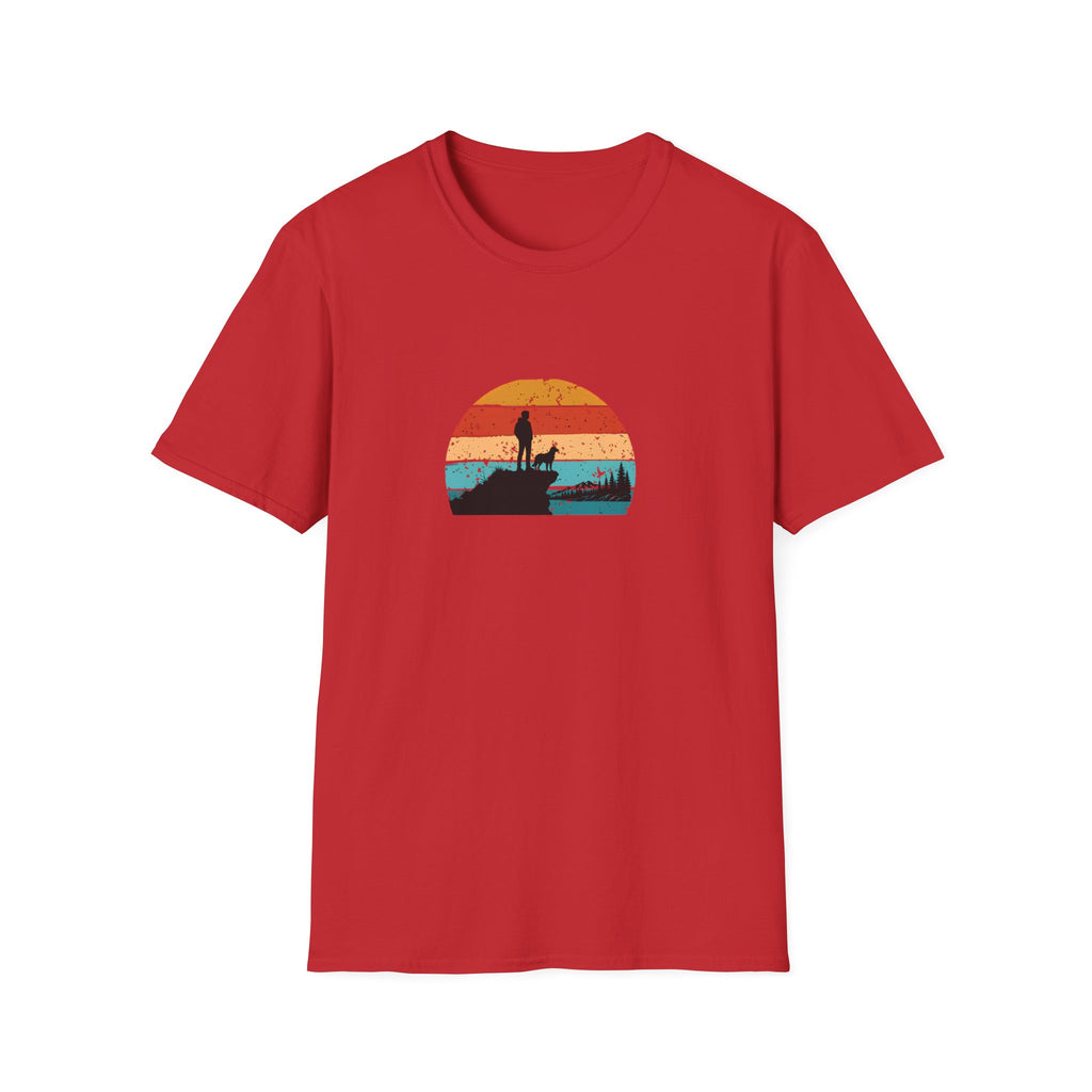 The Best View Comes With a Dog –  Supersoft Unisex T-Shirt