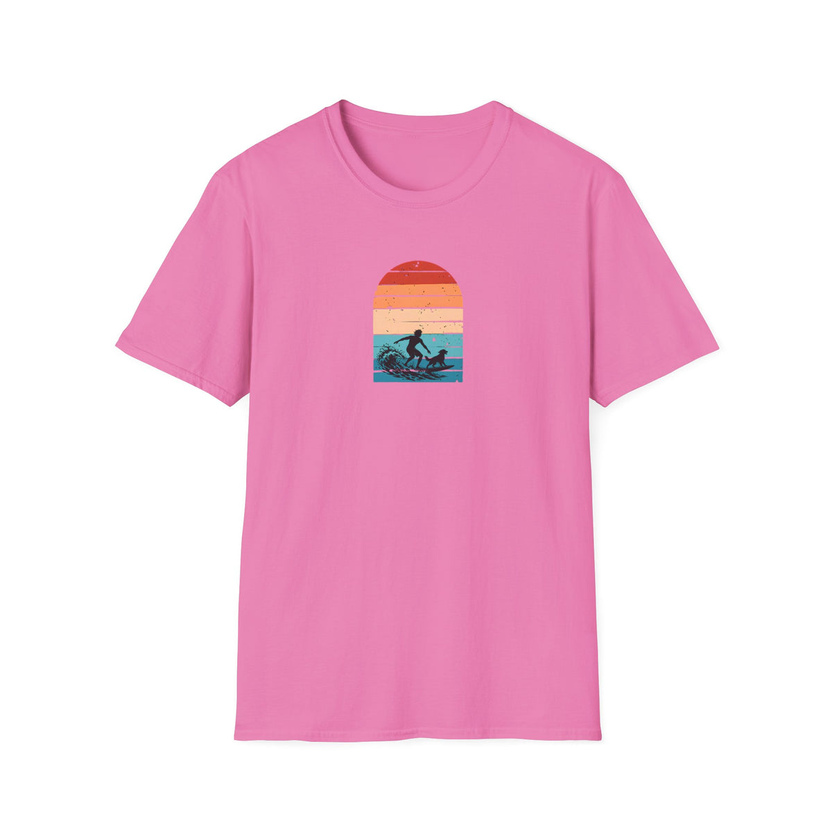 Surf’s Up...Dog On Board –  Supersoft Unisex T-Shirt