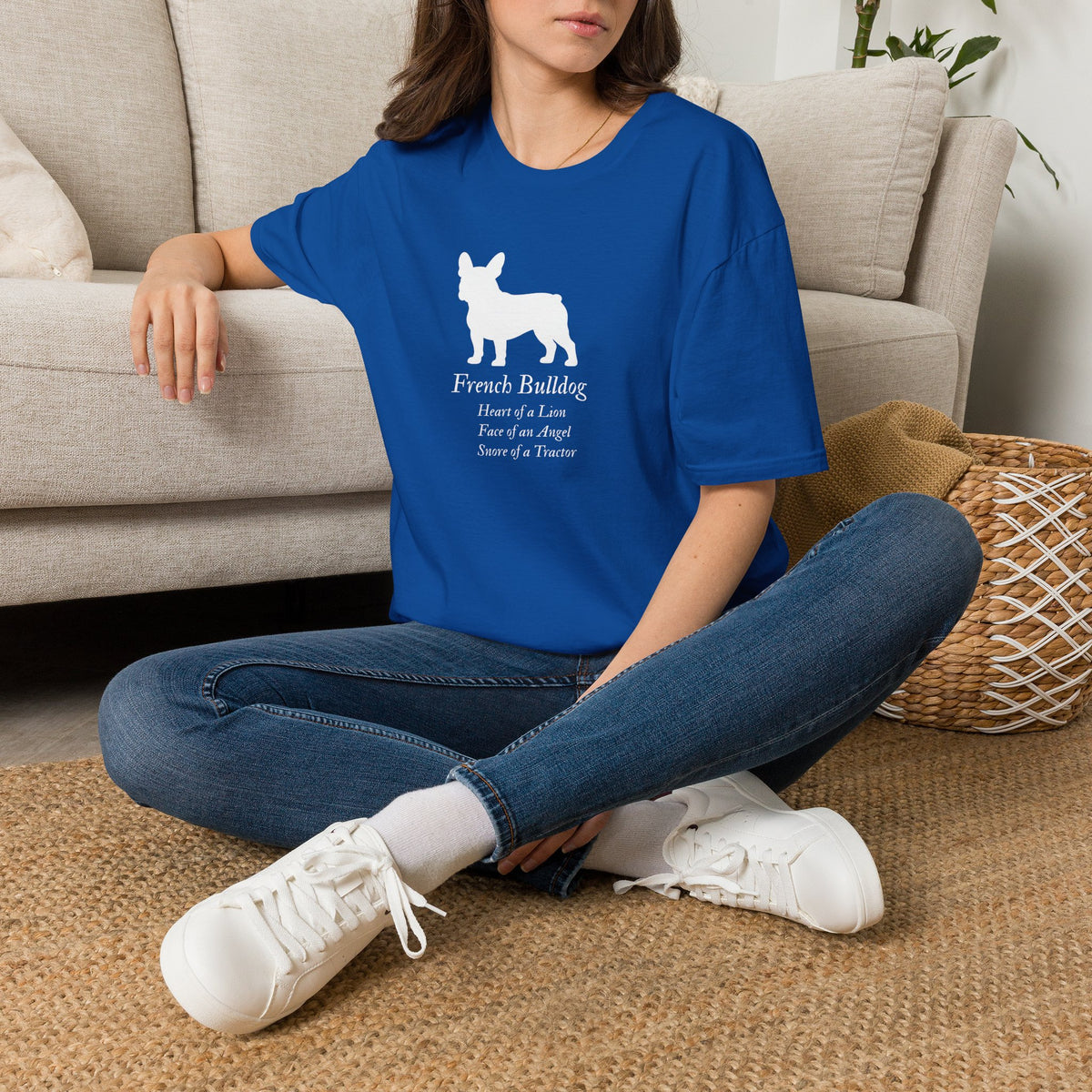 Heart of a Lion - French Bulldog – Supersoft Unisex T-Shirt